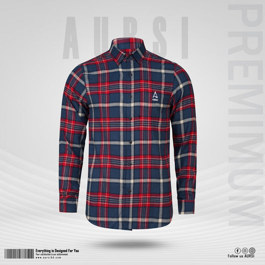 Men’s Formal Check Shirt 002