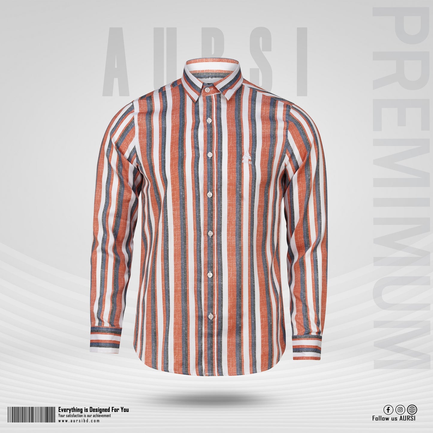 Men’s Formal Strip Shirt 001