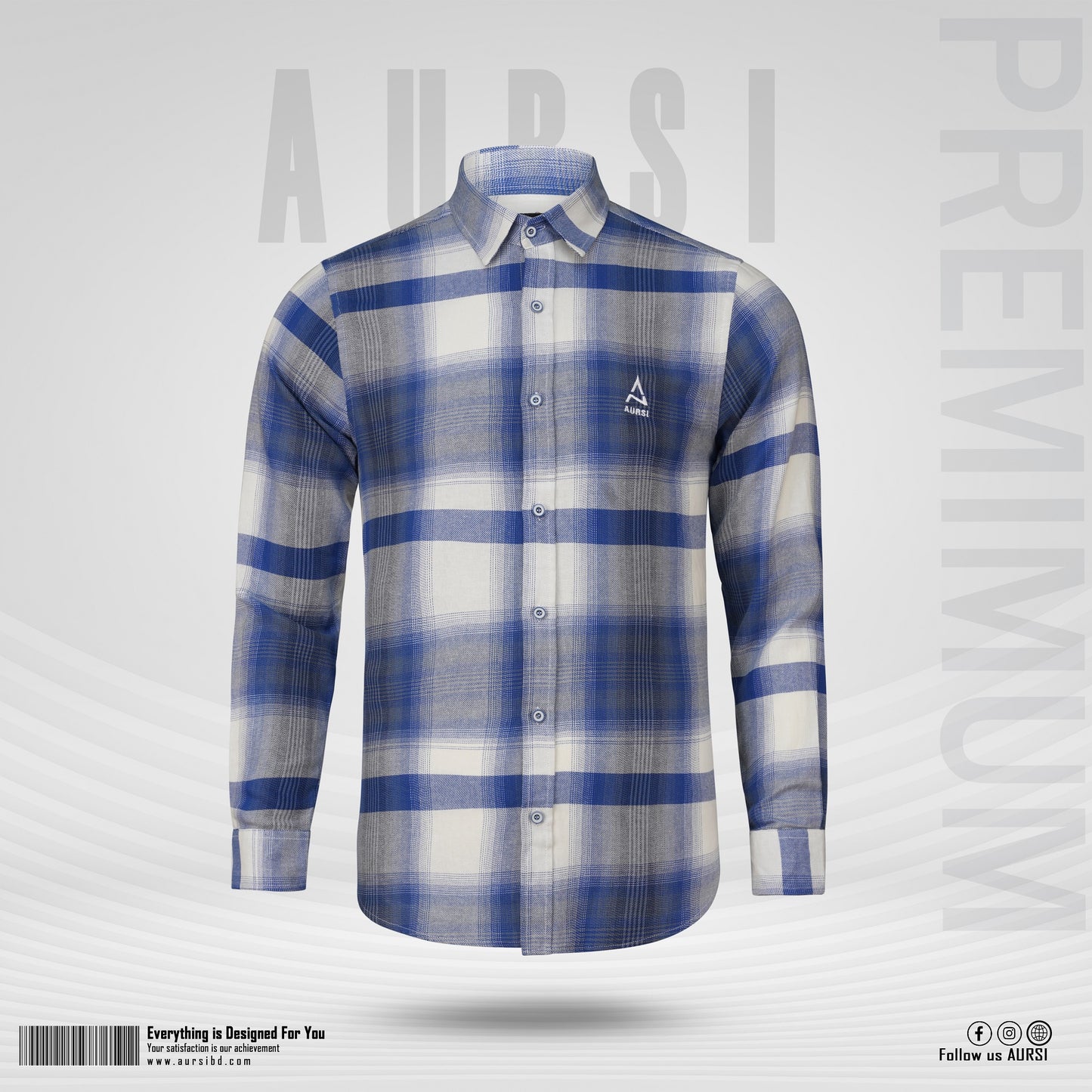 Men’s Formal Check Shirt 001