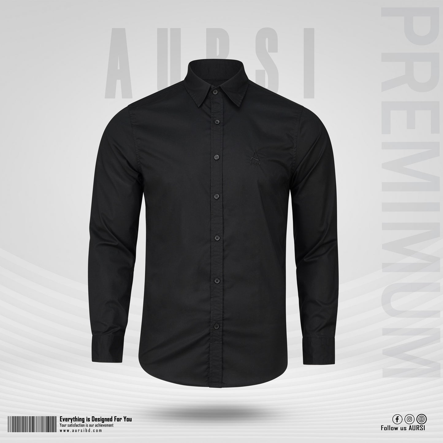 Men’s Formal Shirt - Black