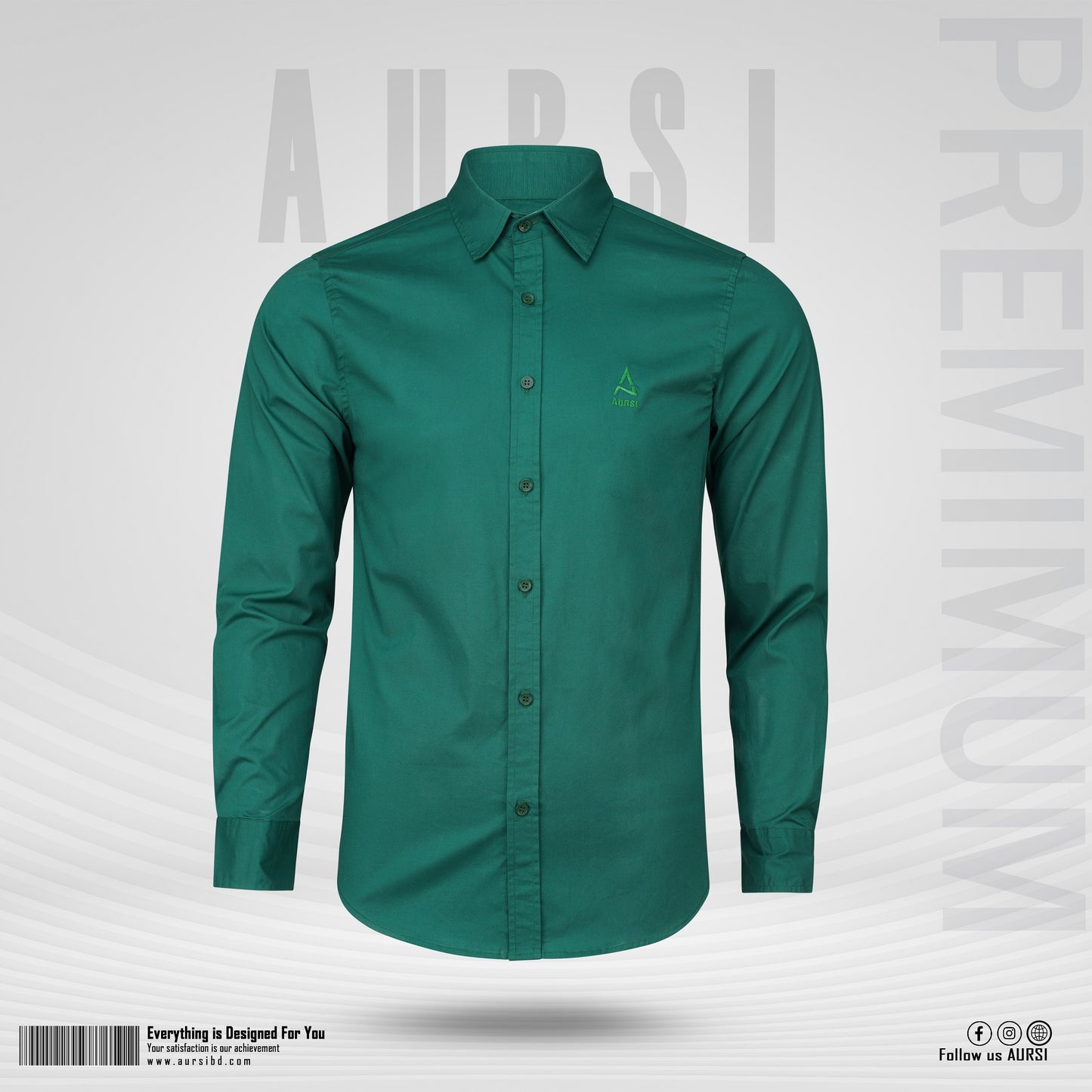 Men’s Formal Shirt - Green