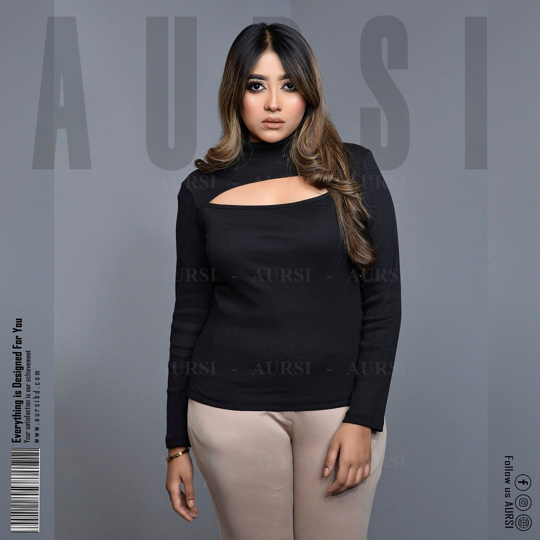 Chestcut Top - Black