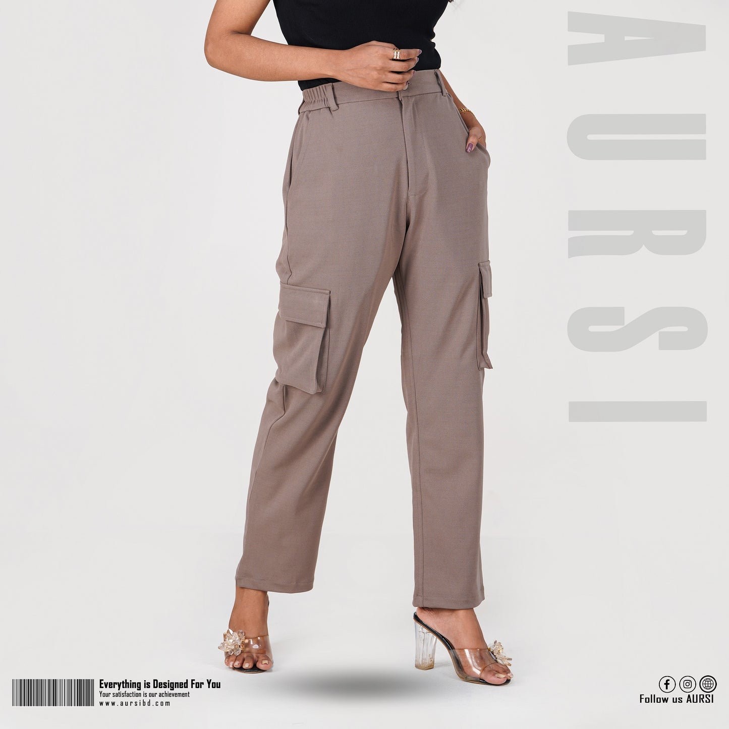 Baggy Cargo Pants - Beige