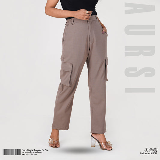 Baggy Cargo Pants - Beige