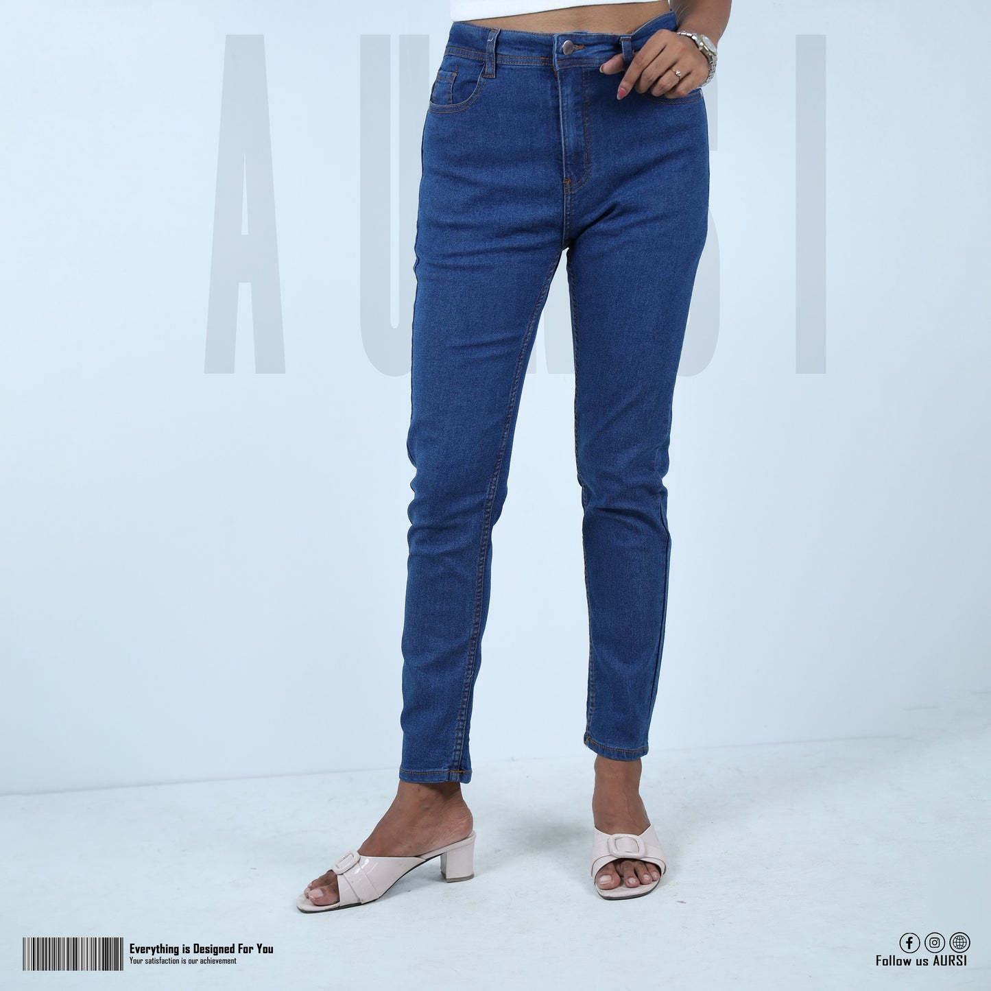 Denim Skinny Pant - Dark Blue