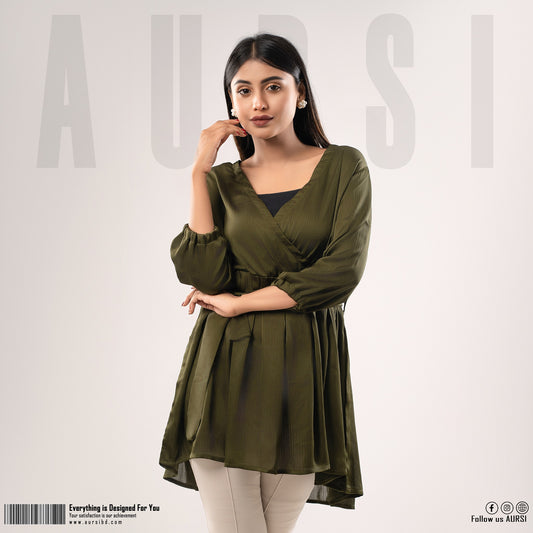 Midi Tops - Olive Color - AURSI