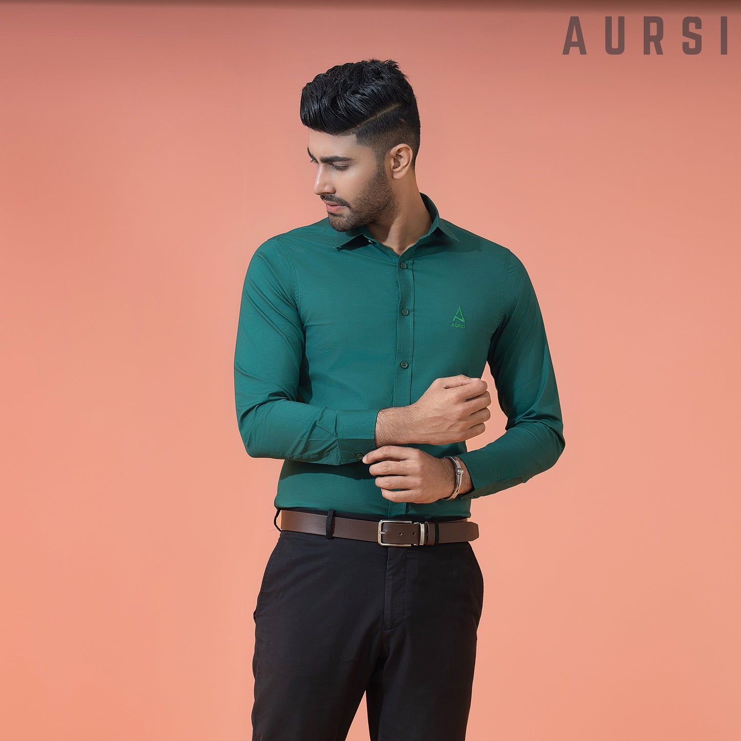 Men’s Formal Shirt - Green